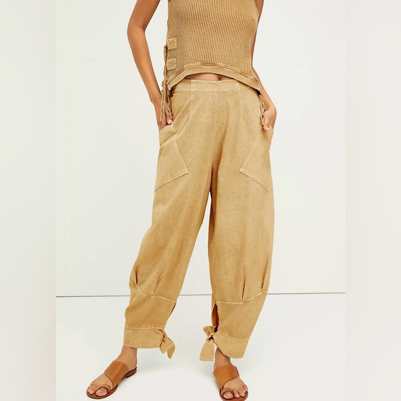 Free People Pants - Free People Stunna Pants colour Faded Sun Sz L